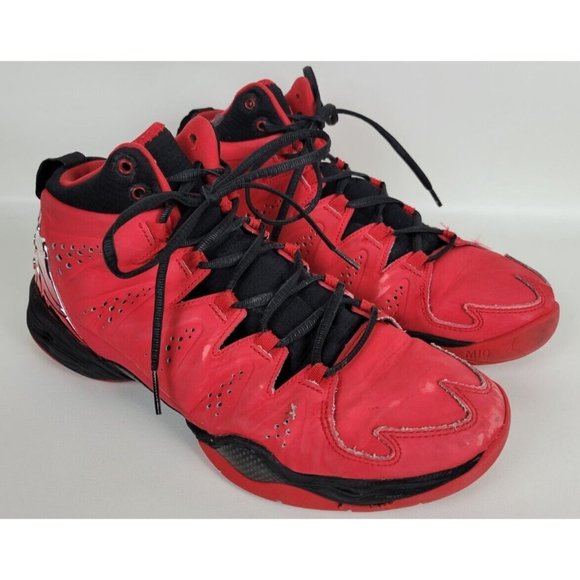 Nike Air Jordan Melo M10 Fire Red 629876-601 US 8.5 - Picture 1 of 9